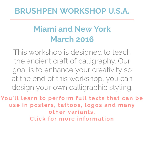 Brushpen Workshop U.S.A.