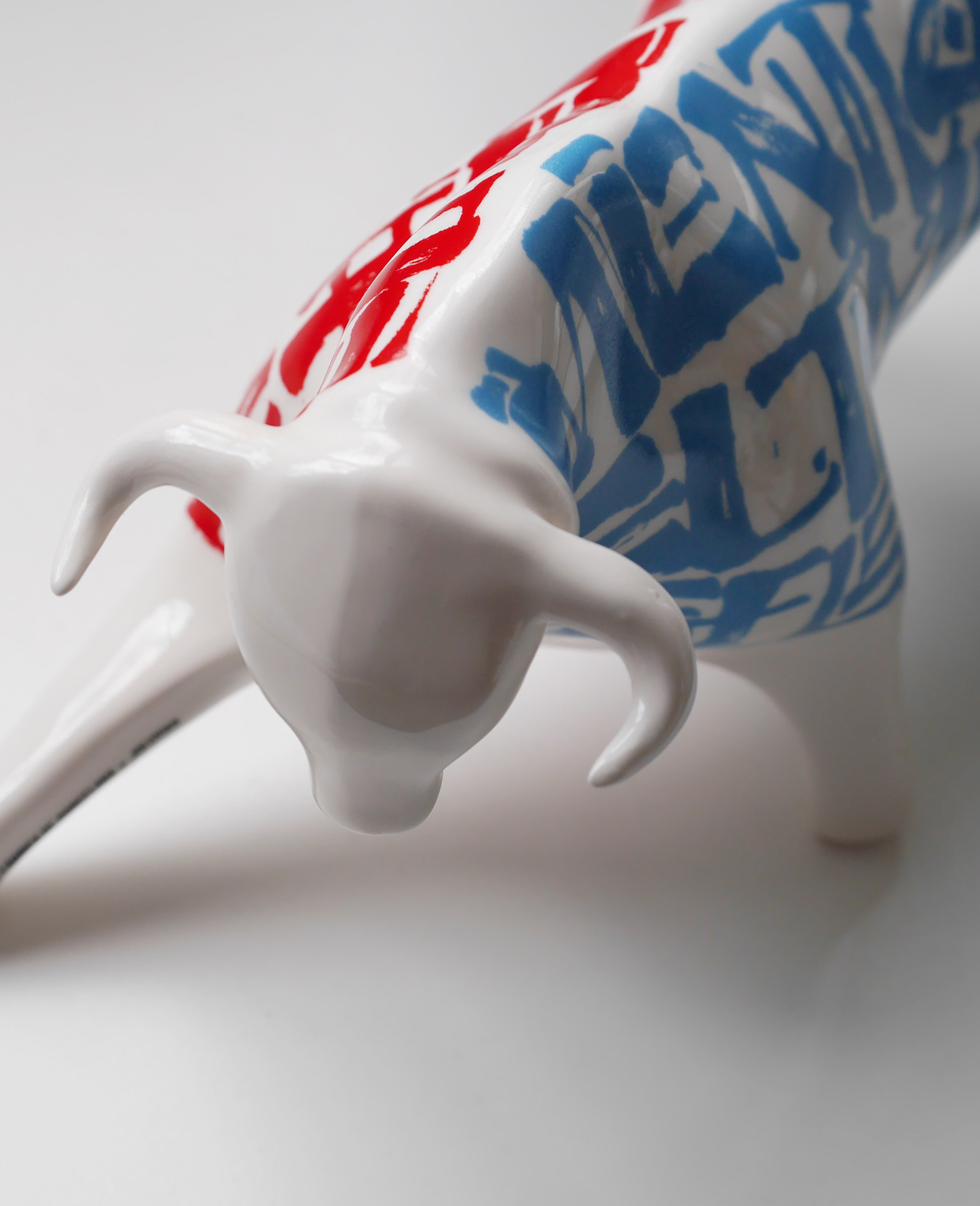 Ceramic bull